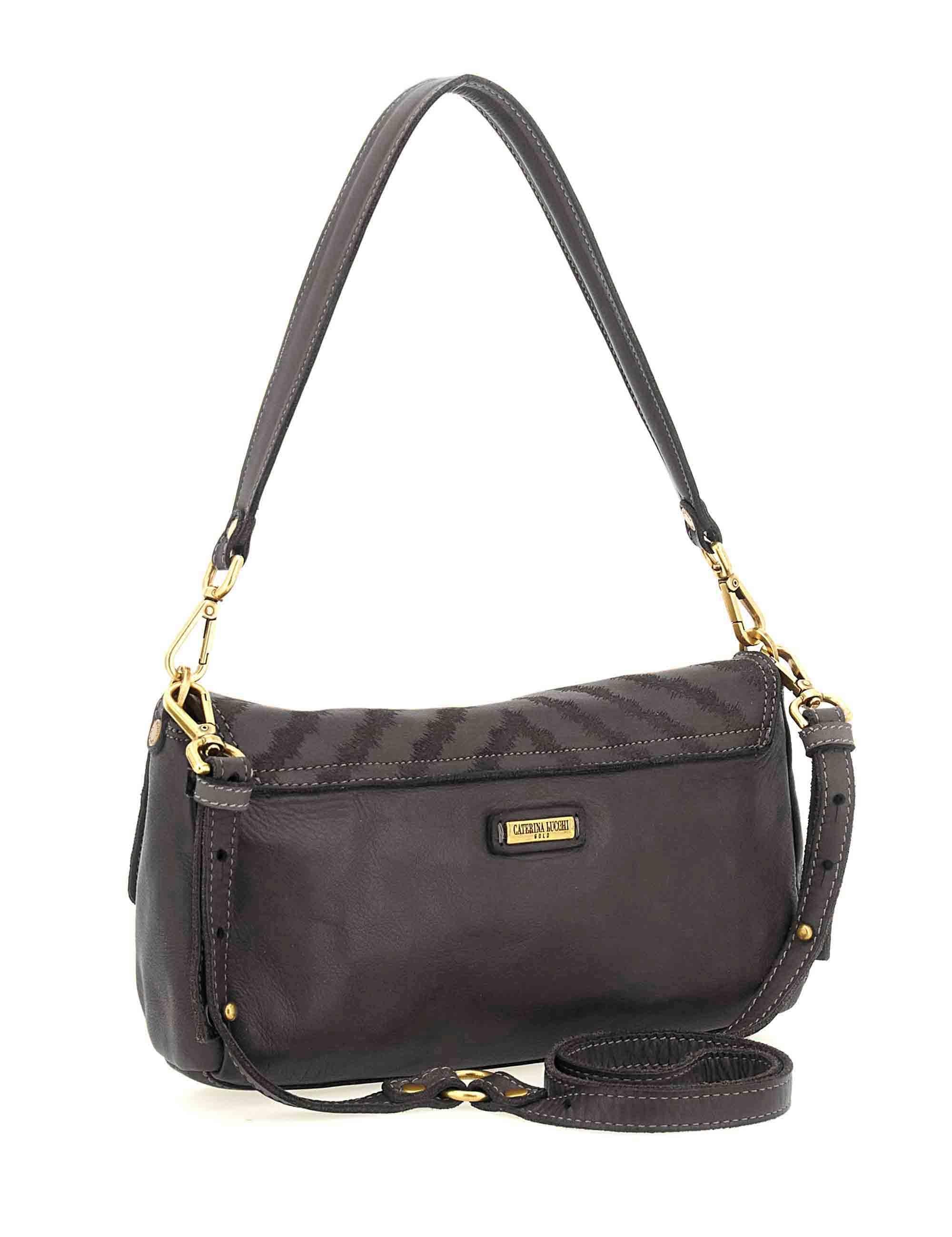 Borse baguette Maria in pelle nera laserata Donna L012730ND X2913 C0001