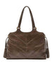 Tote Bag Exotic Stripes in pelle taupe Donna BH030301556 12003