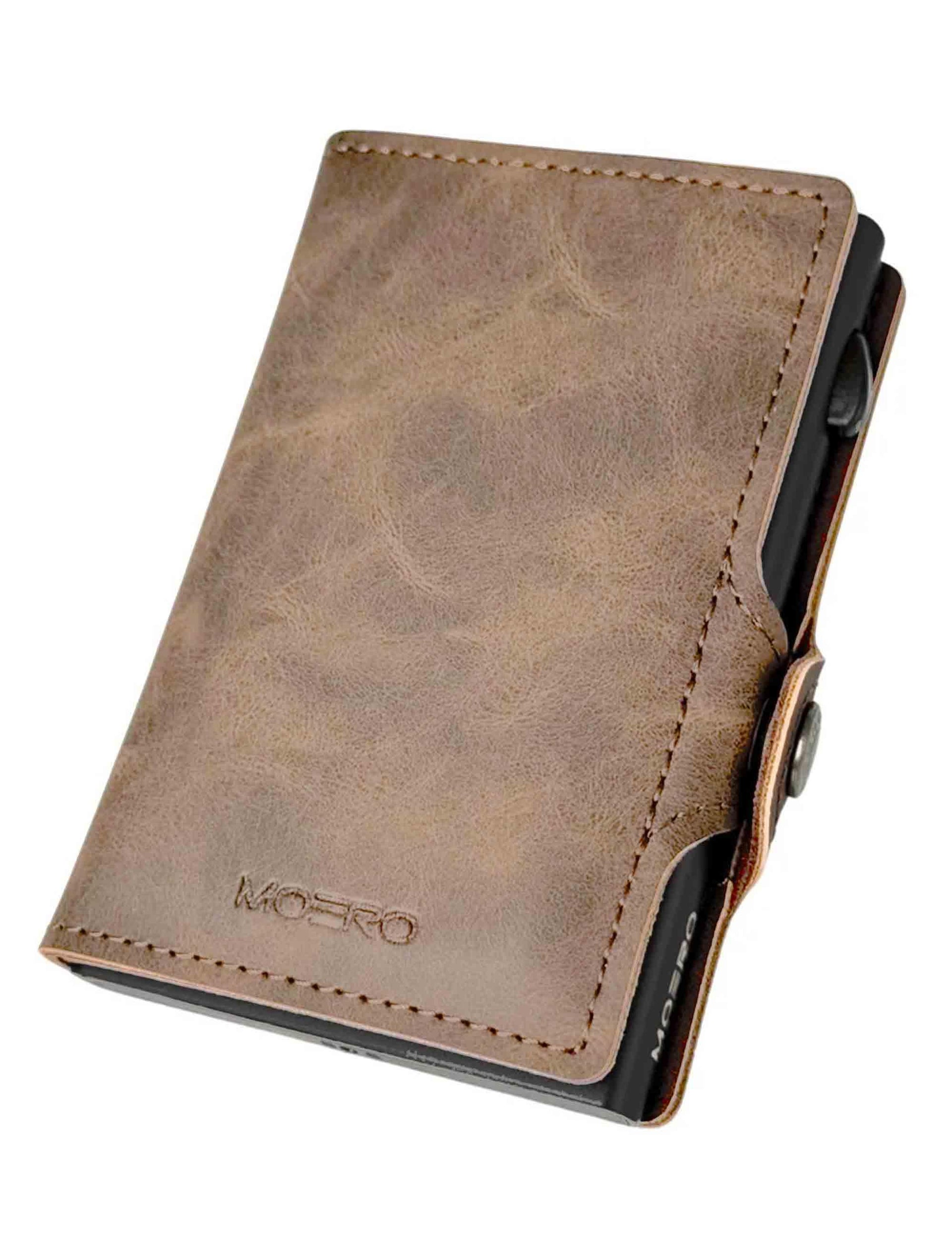 Portafogli uomo Vintage Light Brown ZIP con portamonete VINTAGE ZIP LIGHT BROWN Moero 