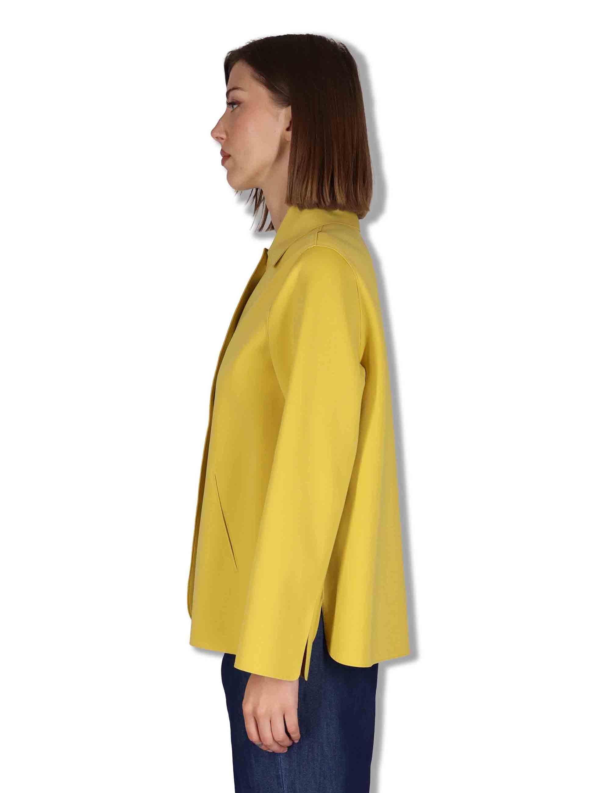 Giacche donna monopetto Angelico in tessuto stretch giallo 50260010 091 Ewooluzione 