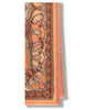 Foulard Collection Print in cotone arancione a fantasia Donna IB034210216 B3118