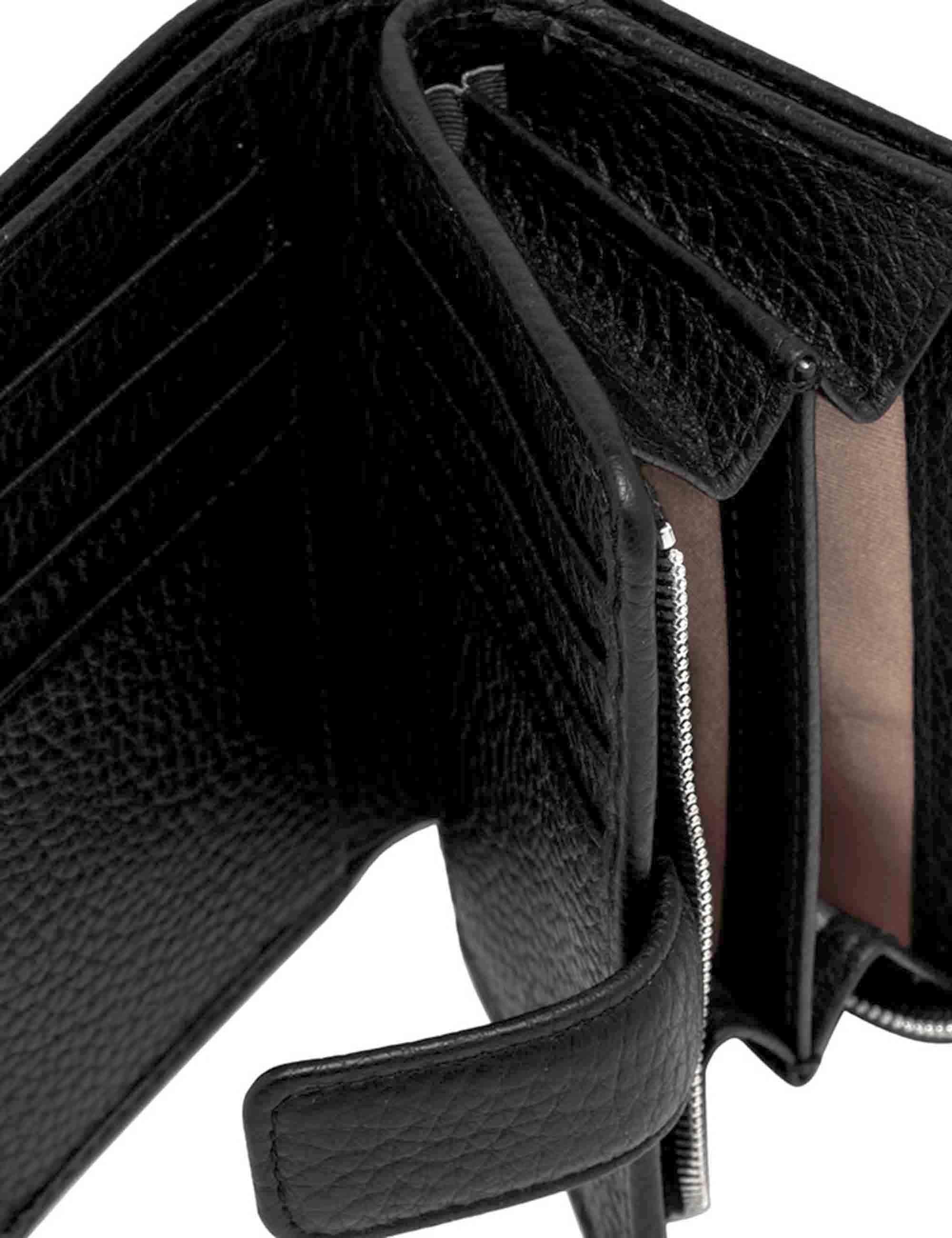 Portafogli donna Wallets Calf in pelle nera PFWBW13757 001 GRN Gianni Chiarini 