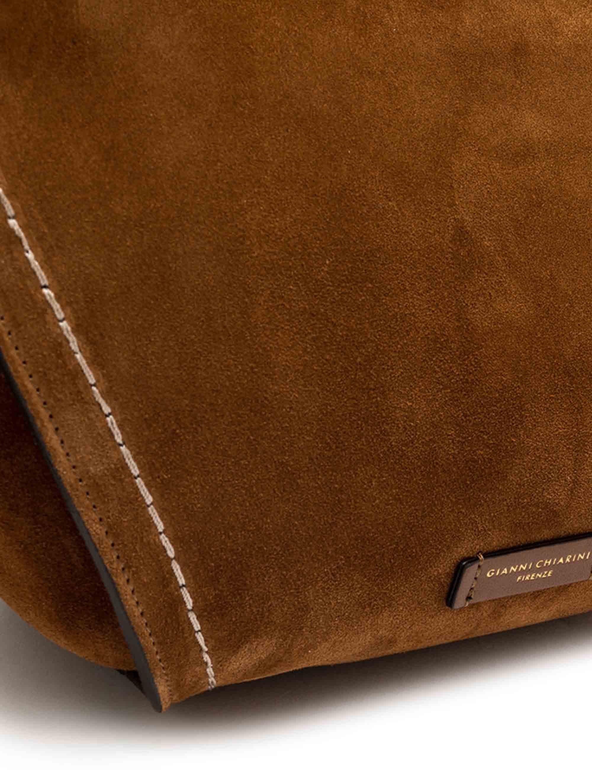 Borse donna Bloom in camoscio cognac BS12036 099 CM-PL Gianni Chiarini 