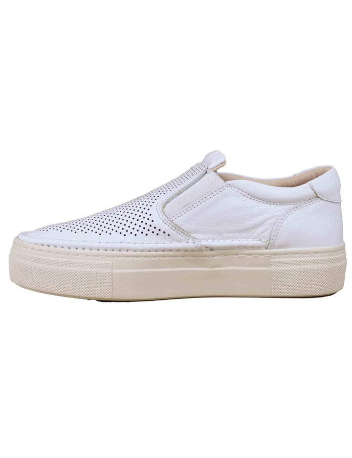 Sneakers donna in pelle bianca SP6045 001 Spatarella 