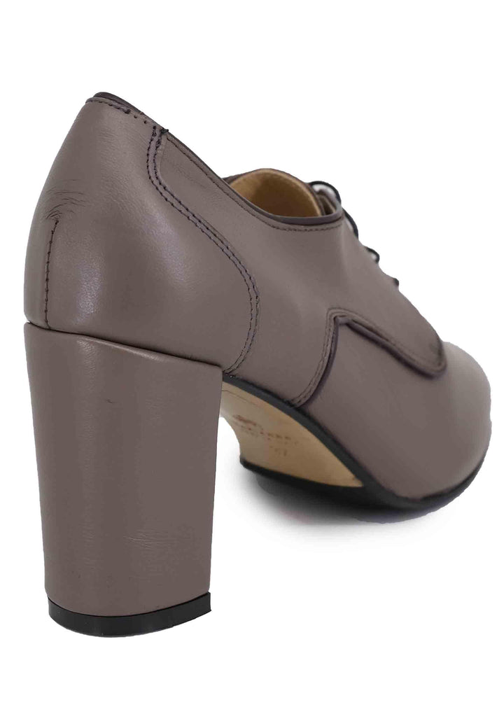 Stringate donna in pelle grigia tacco alto AL1661/G 2 L'Arianna 