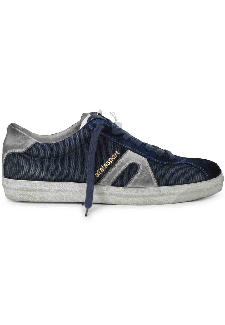Atala Sneakers uomo in canvas vintage blu Uomo 10025 246