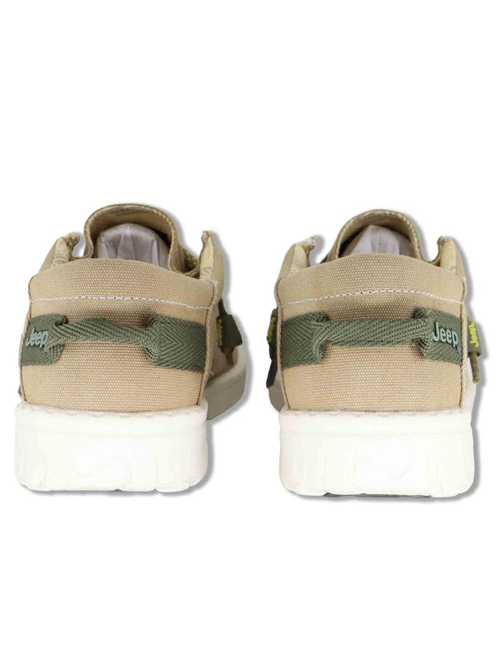Sneakers uomo Samoa Walllabee Cvs in canvas whashed riciclato verde JM61110A 036 Jeep 
