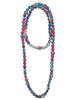 Women's Sunset Paisley Necklaces with Light Blue Beads TC053292074 A8185