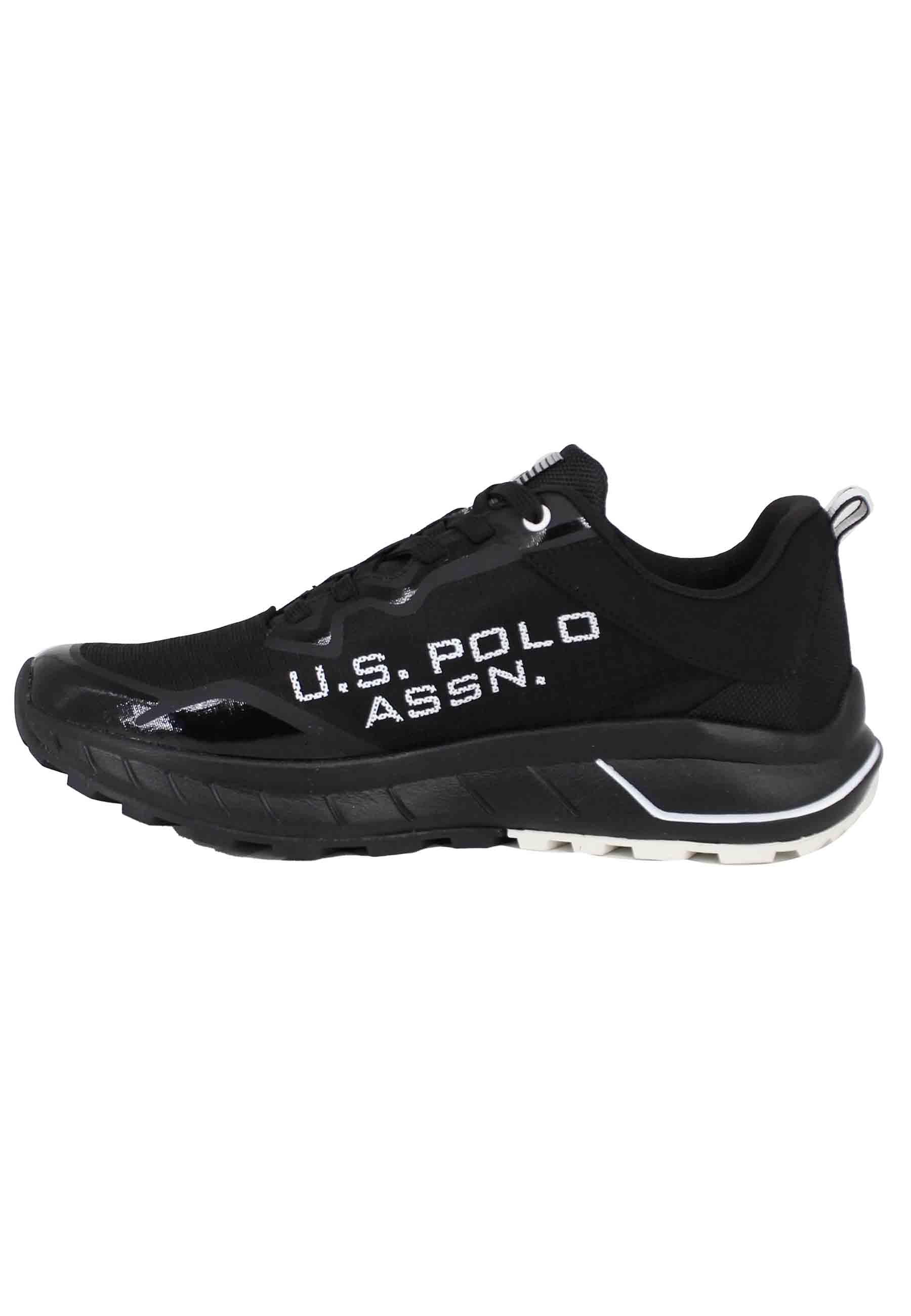 Sneakers uomo in tessuto tecnico nero SETH005 BLK U.S. Polo Assn. 