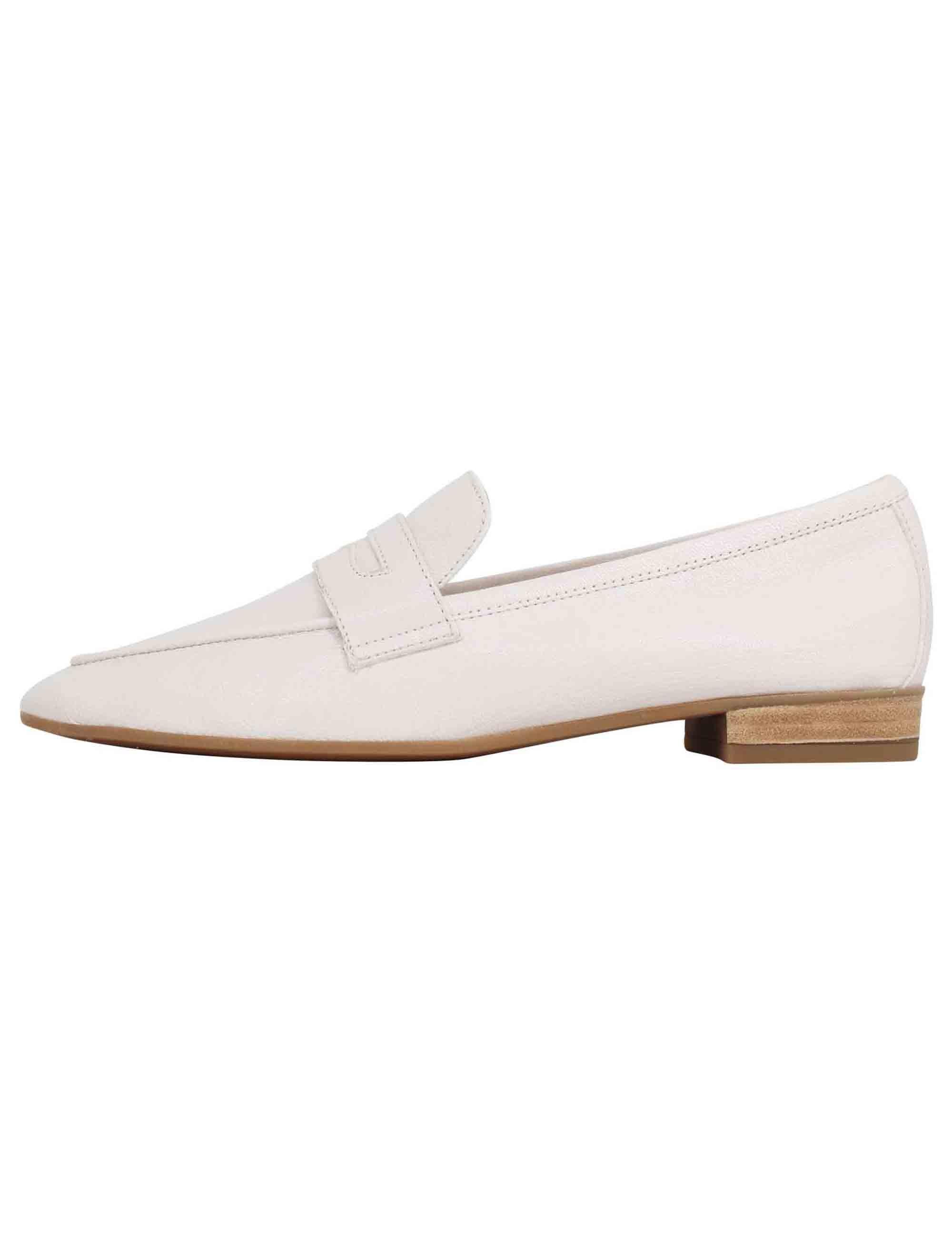 Mocassini donna in pelle sfoderata avorio BAZA RK IVORY Unisa 