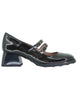 Women's Grey Leather Pumps with Straps HI254381 C004