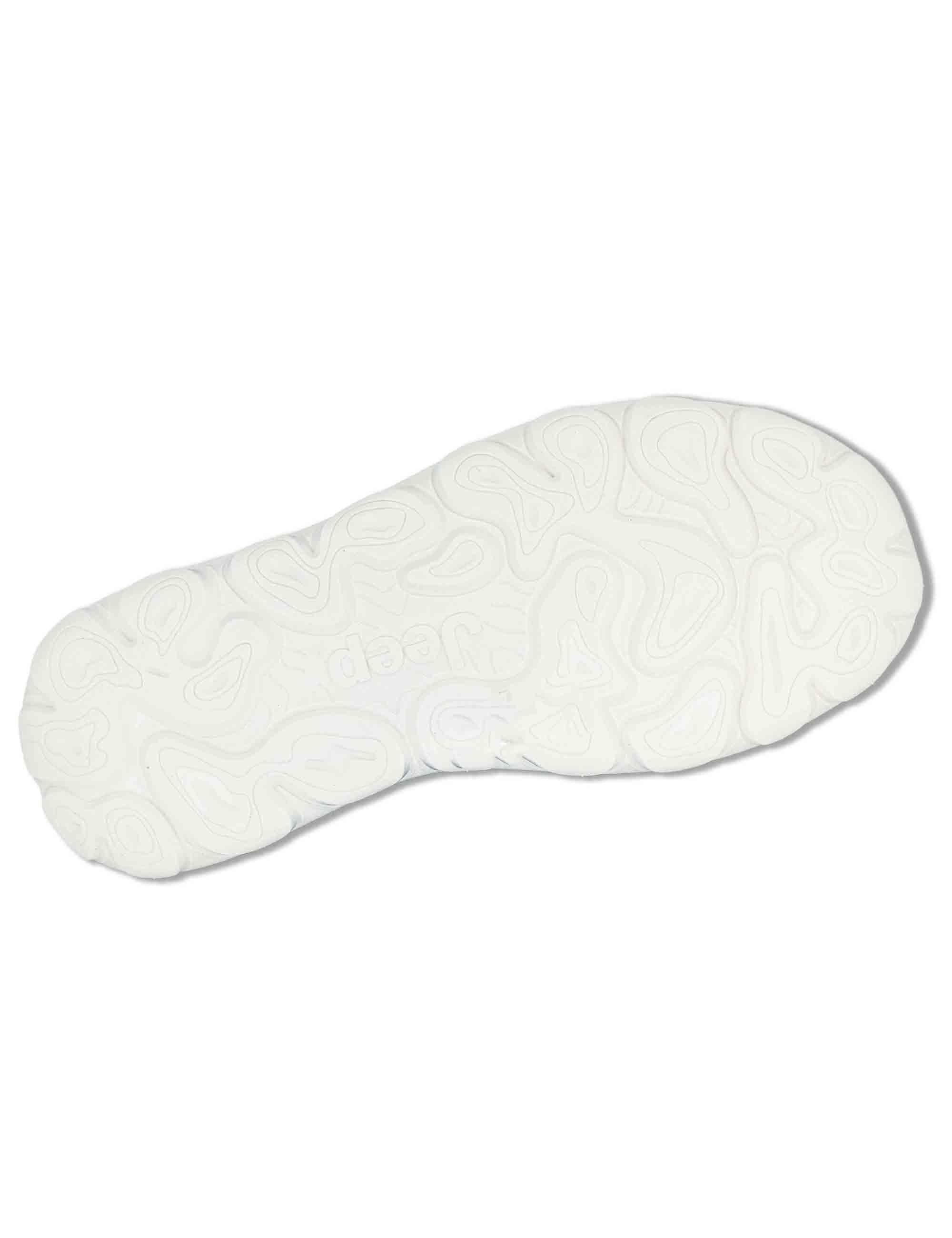 Stringate uomo Kauai Wallabee Knit in tessuto washed blu con suola in gomma JM61090A 016 Jeep 