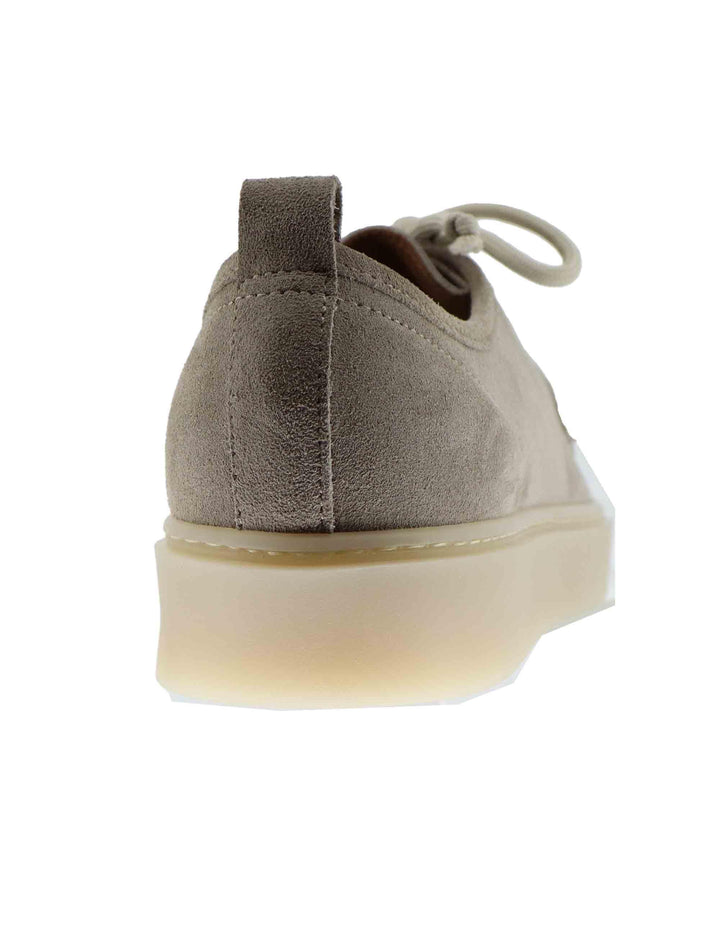 Stringate uomo in camoscio taupe con suola in gomma GUM 2 062 Rogal's 