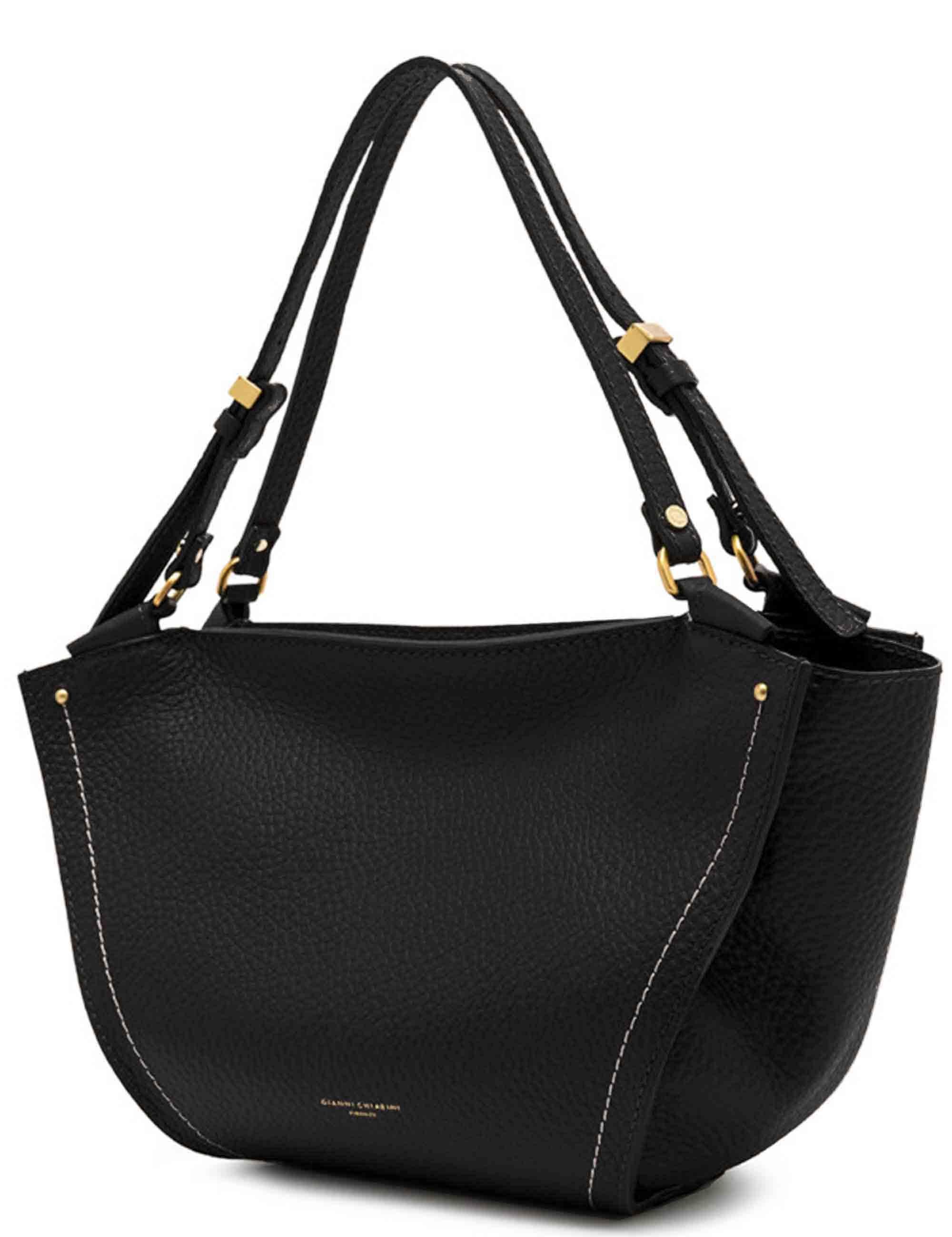 Borse donna Bloom in pelle nera BS11796 001 RNGDBLT.U. Gianni Chiarini 