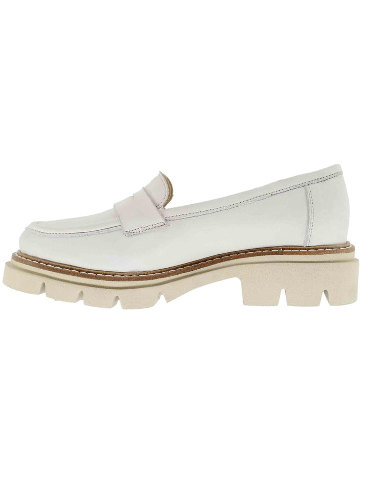 Mocassini donna in pelle bianco SP2103 003 Spatarella 