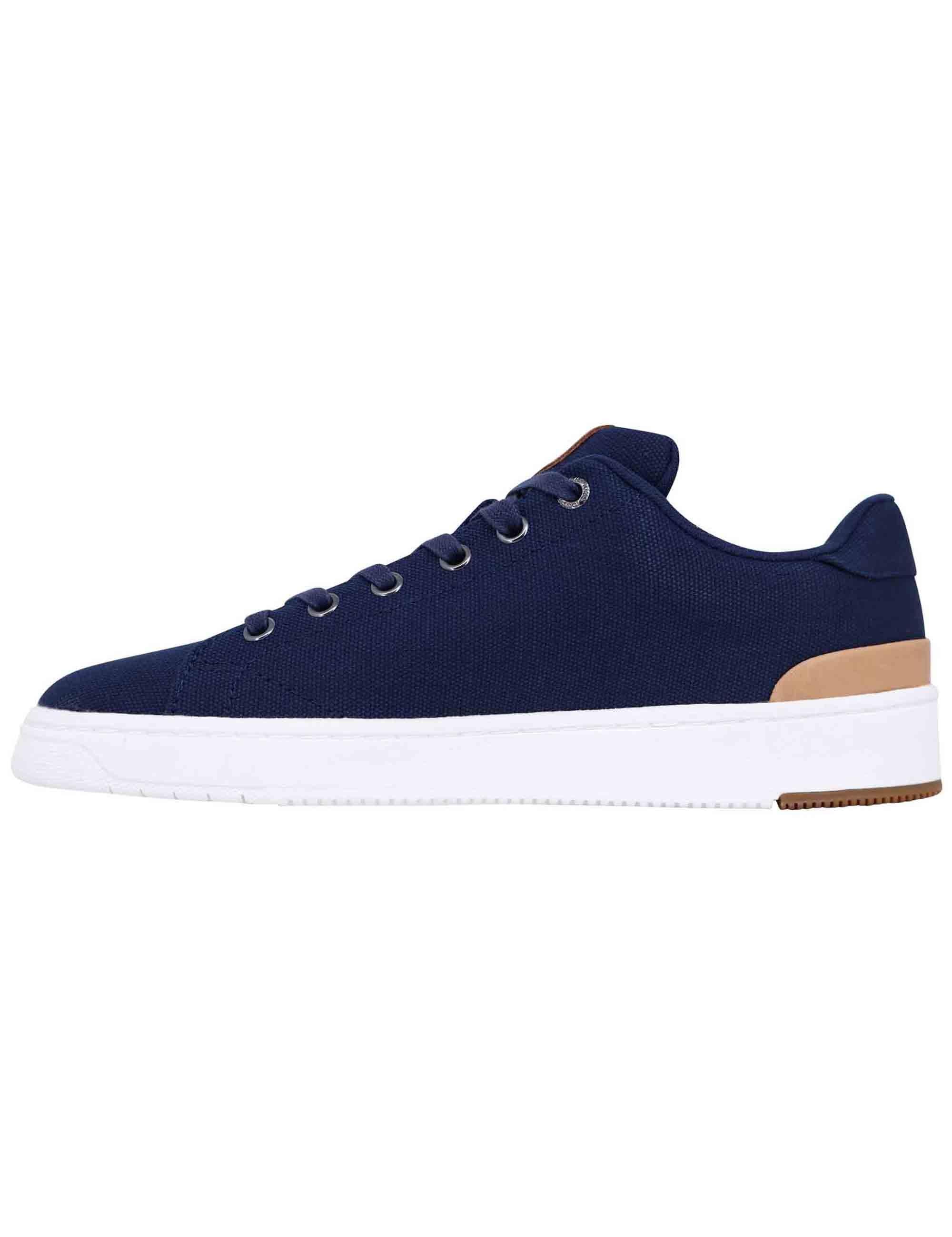 Sneakers uomo in tessuto blu 10016335 410 Toms 