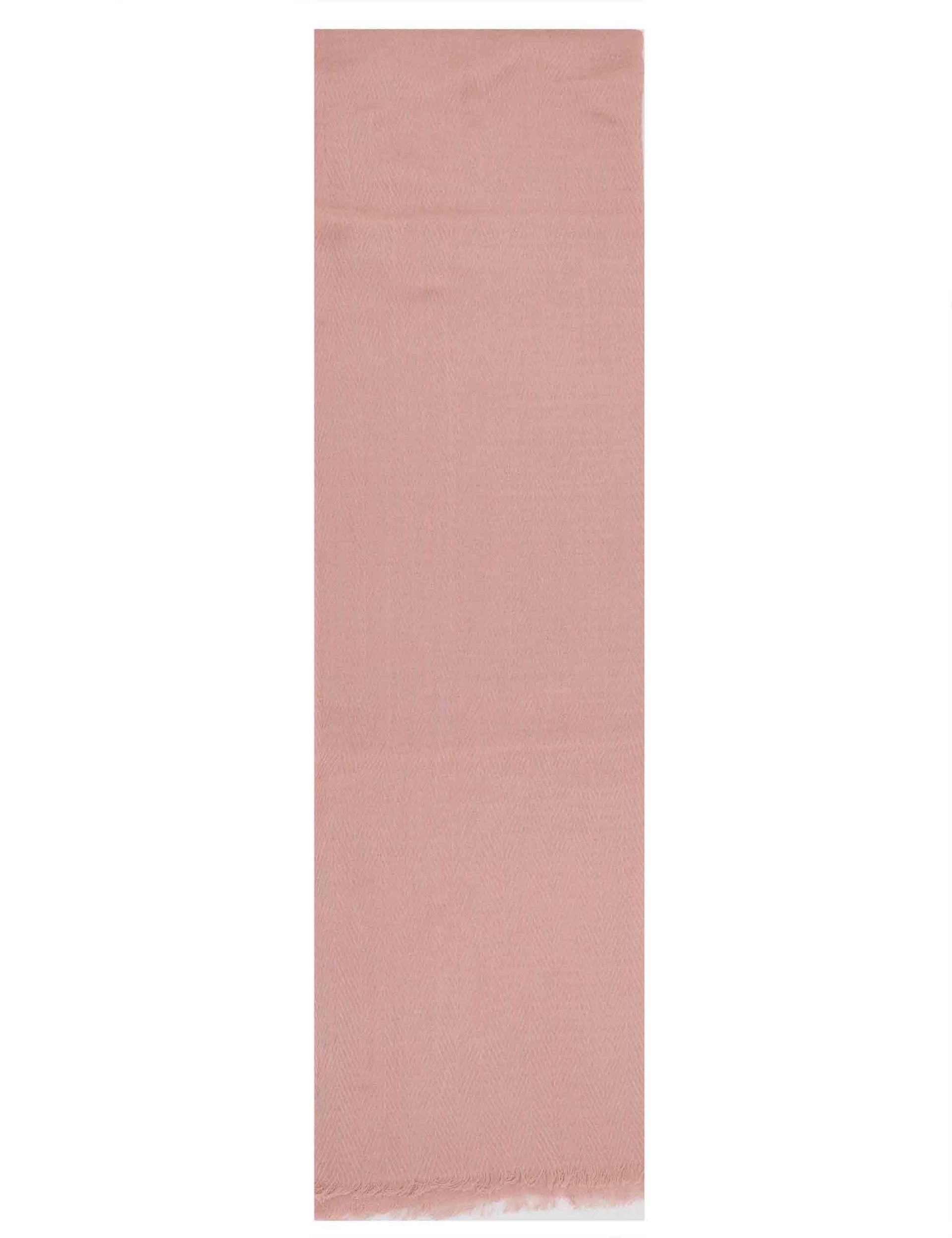 Stole maxi donna in puro cotone rosa spigato tono su tono Tramonto 60260057 0017 Pyaar 