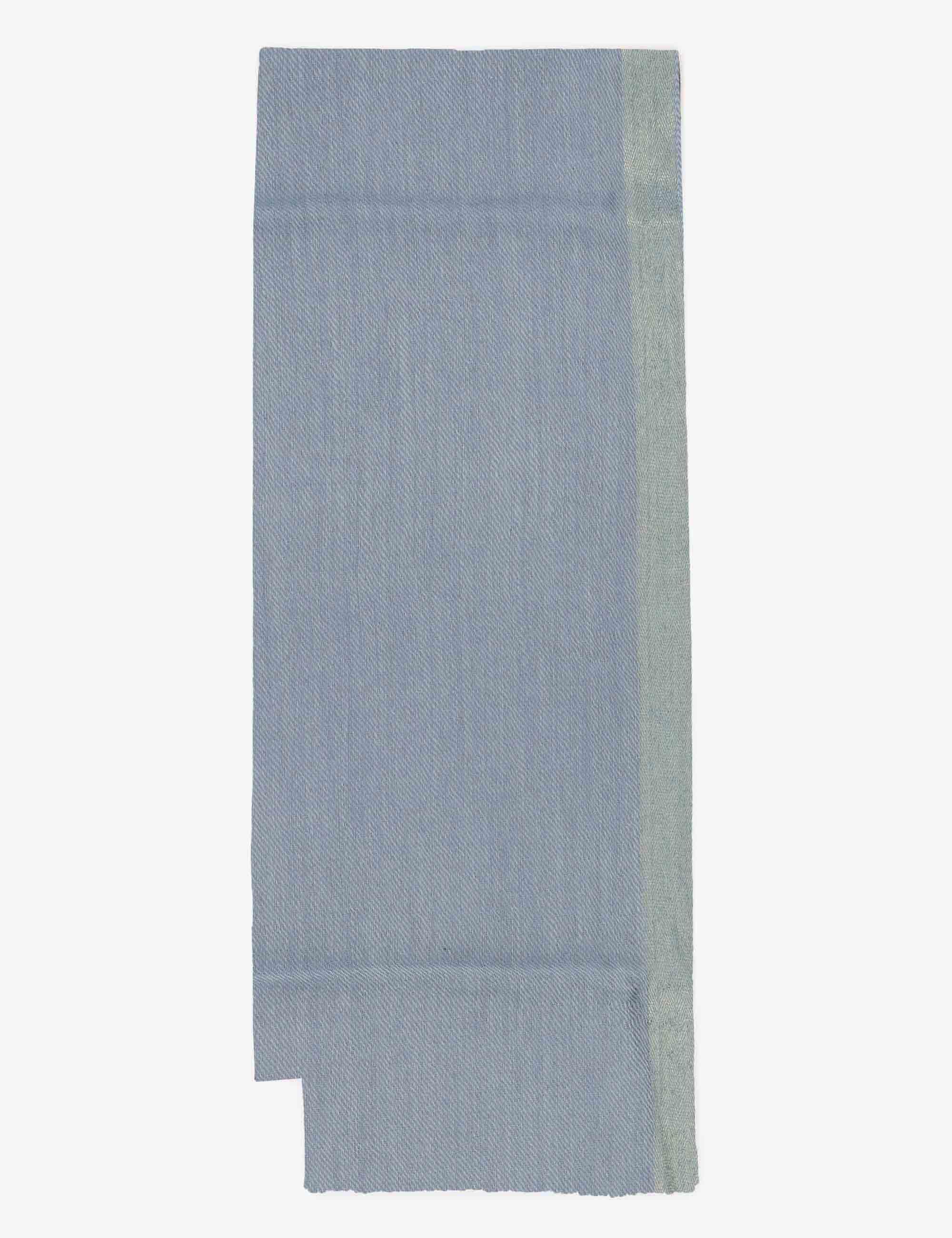 Sciarpe donna in lana celeste con bordo in lurex 61260063 0028 Pyaar 