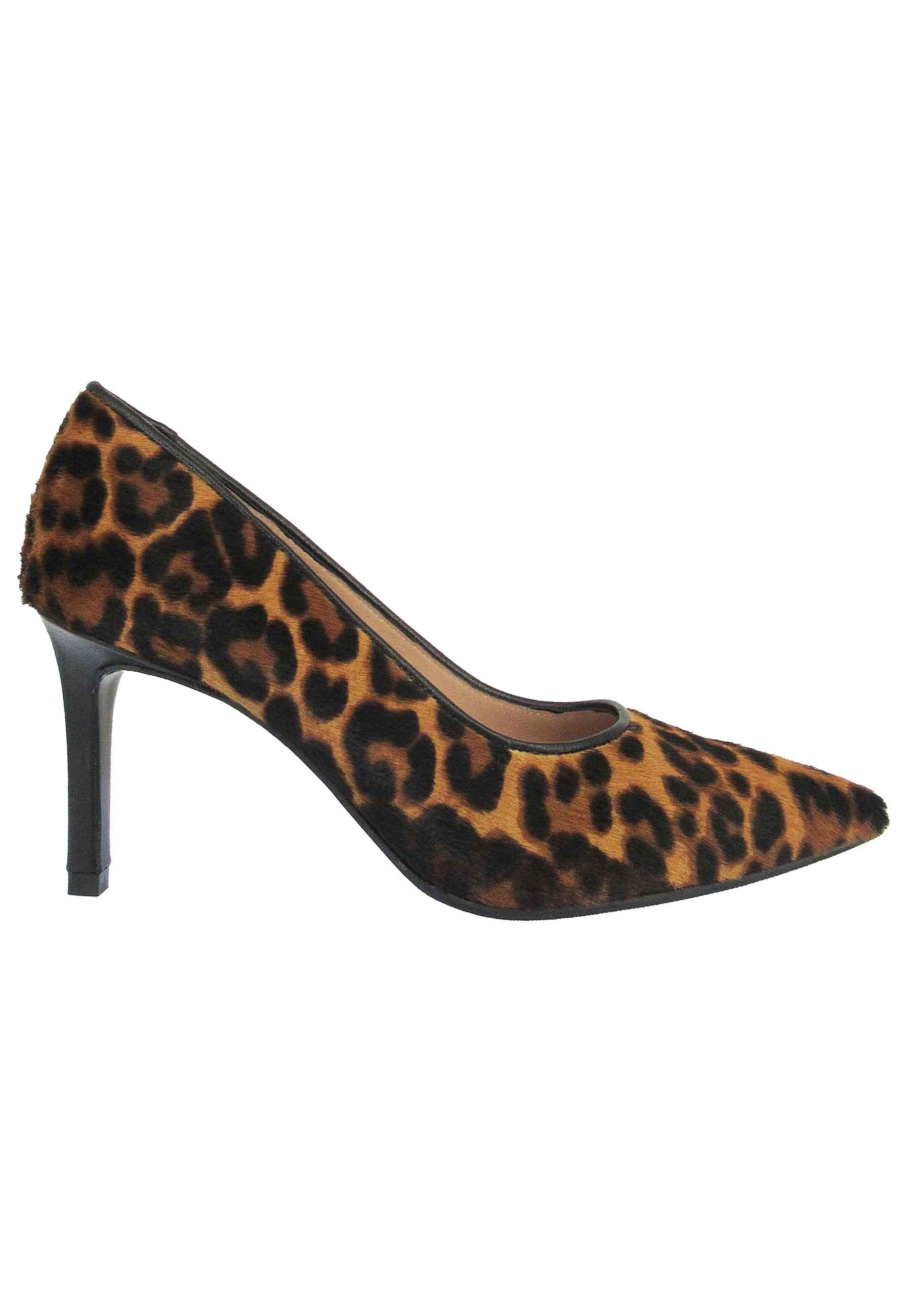 Calzature Donna Décolleté Animalier Leopardo Tacco Alto EMMA2 500 Festa 