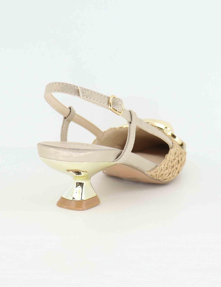 Slingback donna in rafia naturale con tacco basso U470013327K6 24T01-2 Exe 