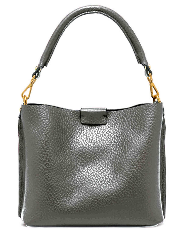 Borse donna Aretha in pelle argento BS11830 14205 RNGDBL Gianni Chiarini 