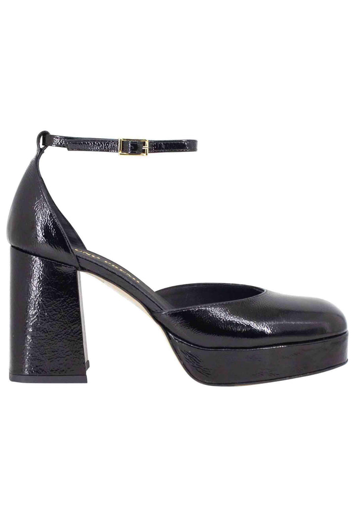 Decollete donna in vernice nera con tacco alto e plateau BF2001X 001 Bruno Premi 