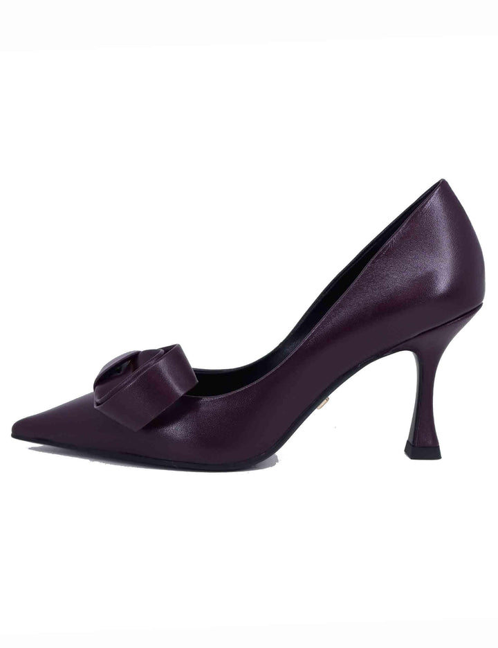Decollete donna Salones in pelle viola tacco alto 191Z13BK 42 Lola Cruz 