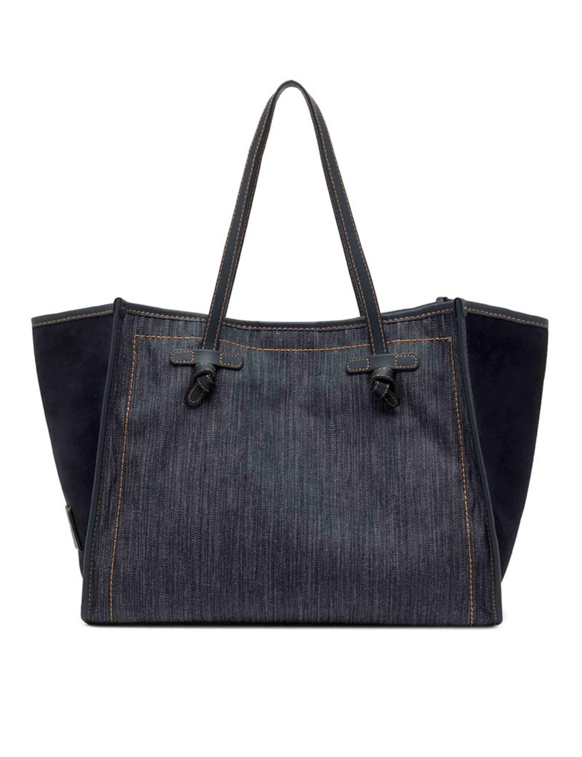 Borse donna Marcella in cotone denim con doppi manici BS12120 CNTLK Marcella Club 