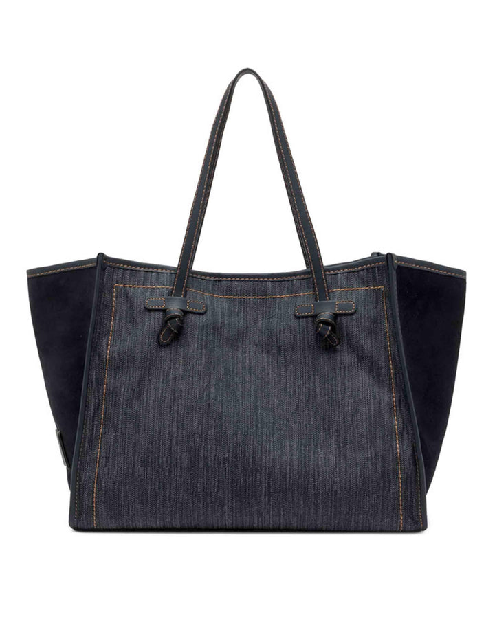 Borse donna Marcella in cotone denim con doppi manici BS12120 CNTLK Marcella Club 