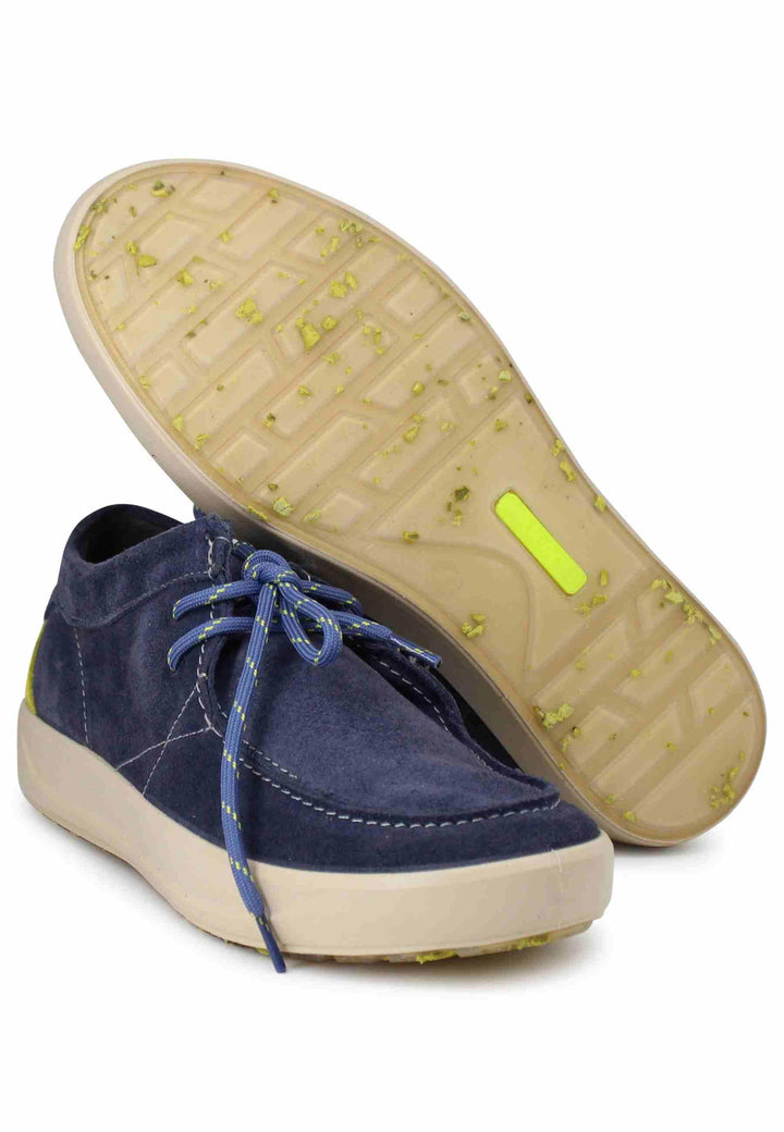 Stringate uomo Bob Cat in camoscio blu con suola in gomma JM3104 016 Jeep 