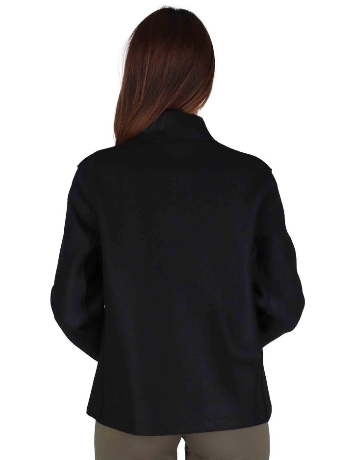 Giubbini donna Constable in lana grigia scuro monopetto con zip 51260001 E006 Ewooluzione 