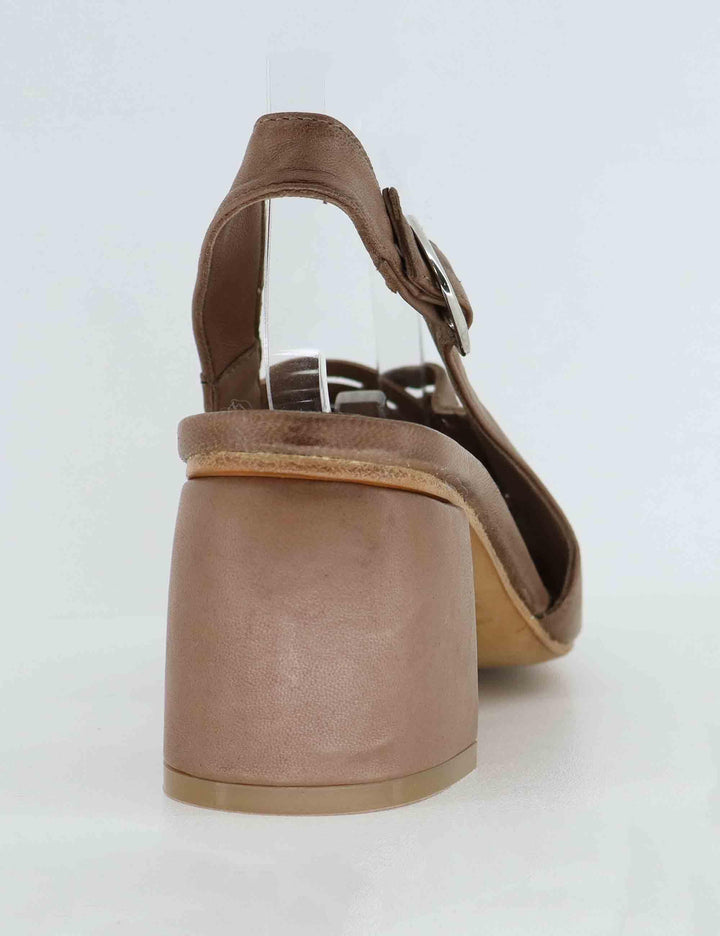 Slingback donna in pelle taupe 514803 032 Kudetà 