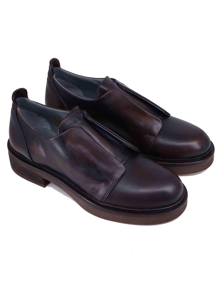 Stringate donna in pelle marrone vintage NARI 014 Patrizia Bonfanti 