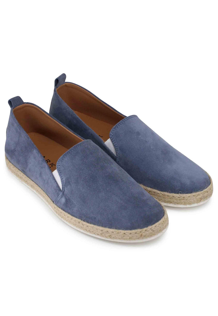 Mocassini espadrillas uomo in camoscio blu SP6529 002 Spark for Spatarella 