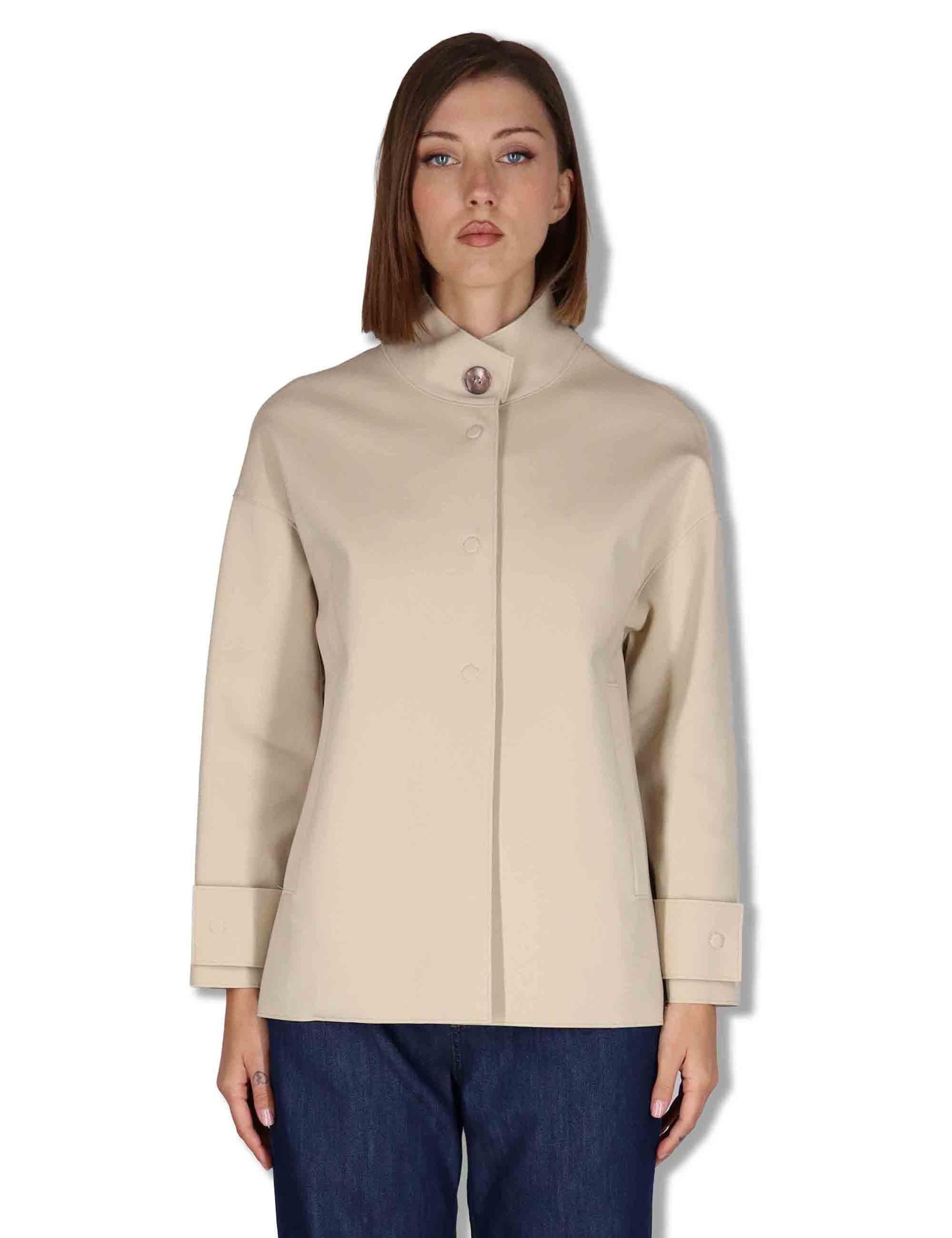 Giaccche donna coreana Sanzio in Tessuto Tecnico Stretch naturale 50260005 031 Ewooluzione 