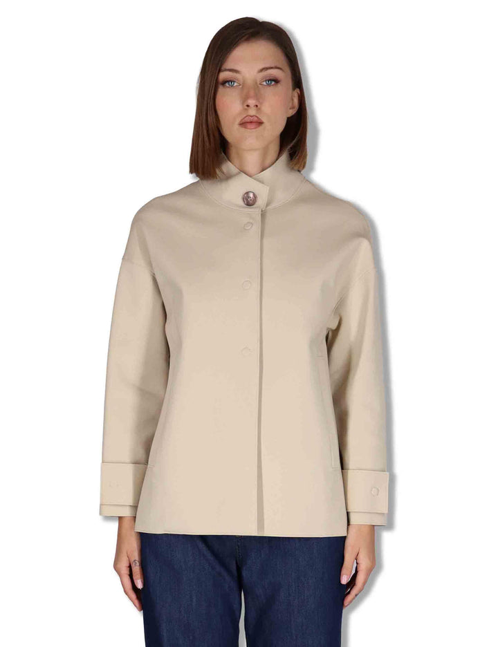 Giaccche donna coreana Sanzio in Tessuto Tecnico Stretch naturale 50260005 031 Ewooluzione 