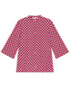 Caftano Diamond Glow in tessuto rosso stampato Donna JM557570674 B3038