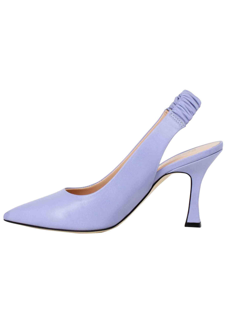 Decollete slingback donna in pelle glicine con tacco alto SP1604 036 Spatarella 