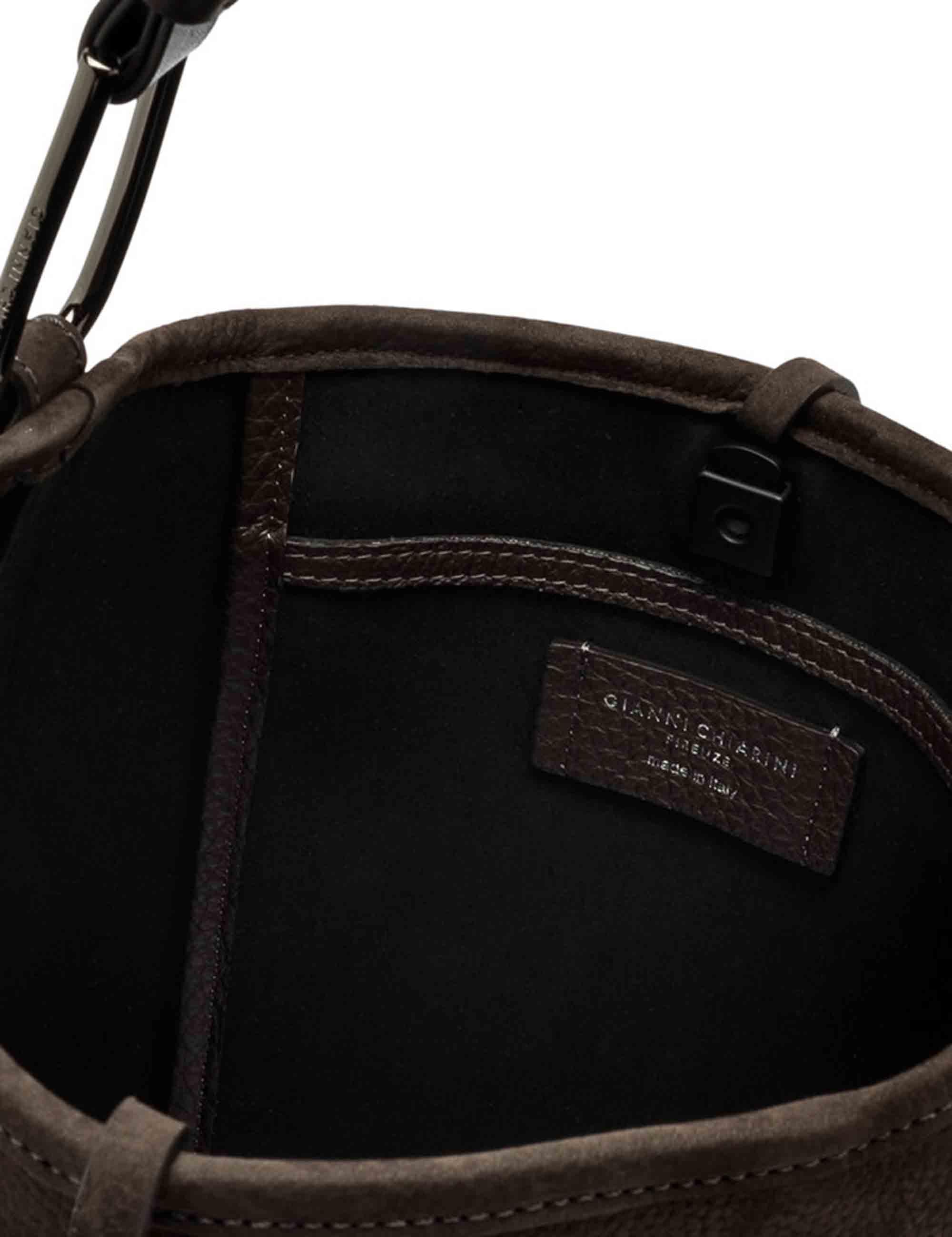 Borse donna Eliana in camoscio testa di moro BS11841 2107 NBK-TKL Gianni Chiarini 