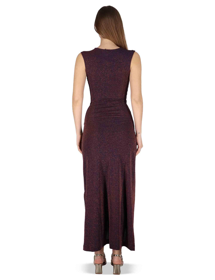 Abiti donna Long Draped in jersey blu con spacco JABAB0001-F1485-1260 6008 Justmine 