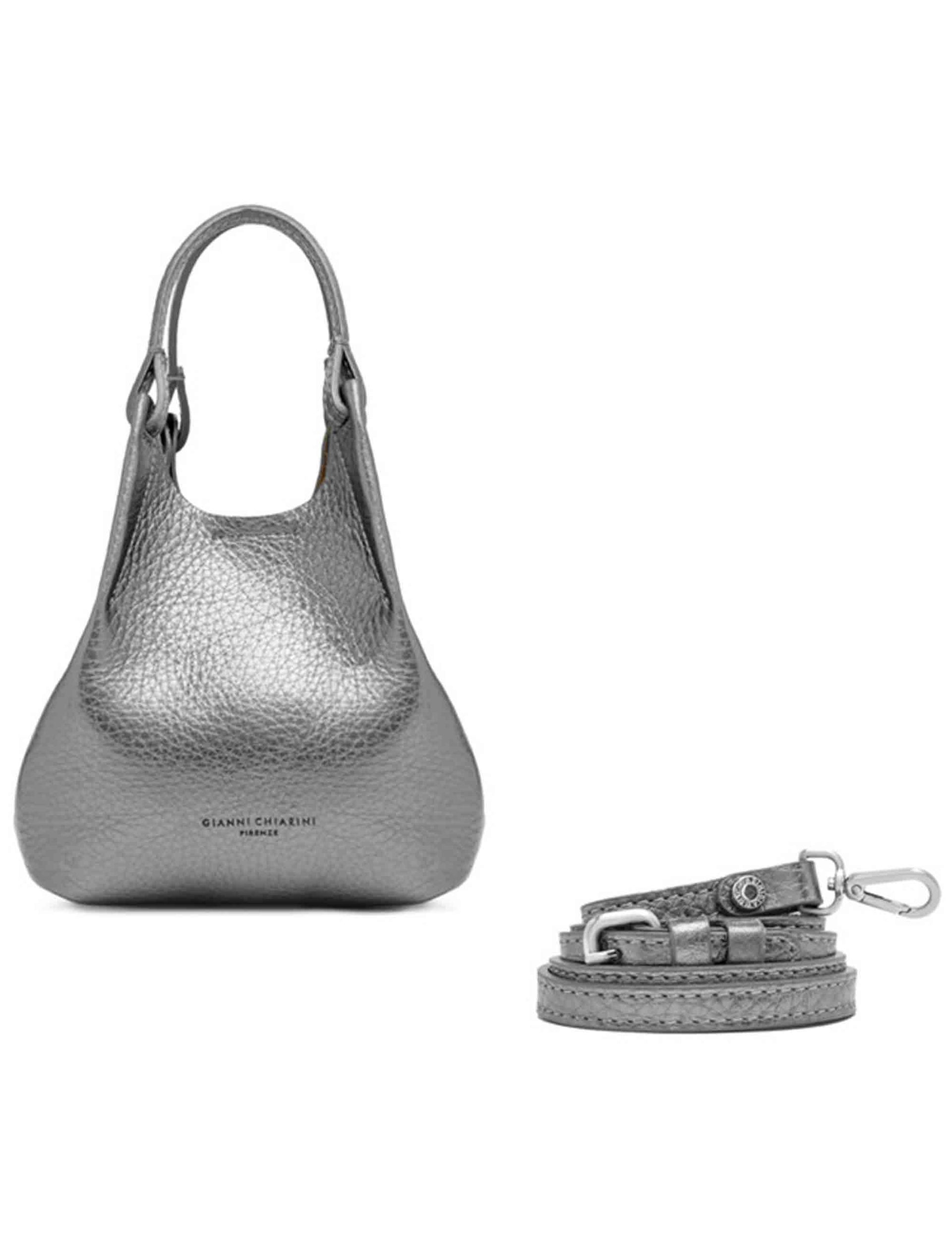 Borse donna Dua in pelle argento BS9718 14205 RNGDBL Gianni Chiarini 