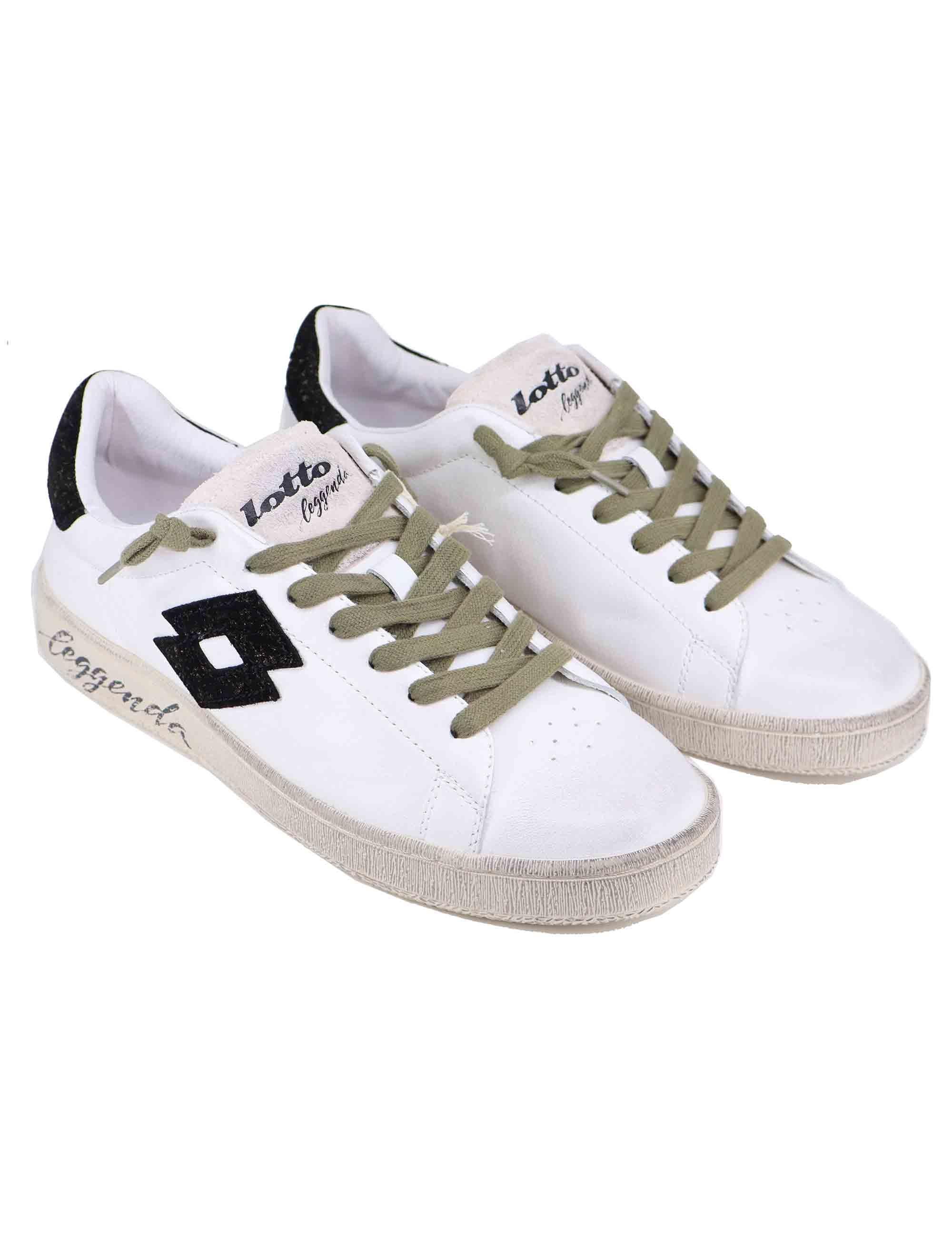 Snekaers uomo in pelle bianca 2218890 CSC Lotto Leggenda 