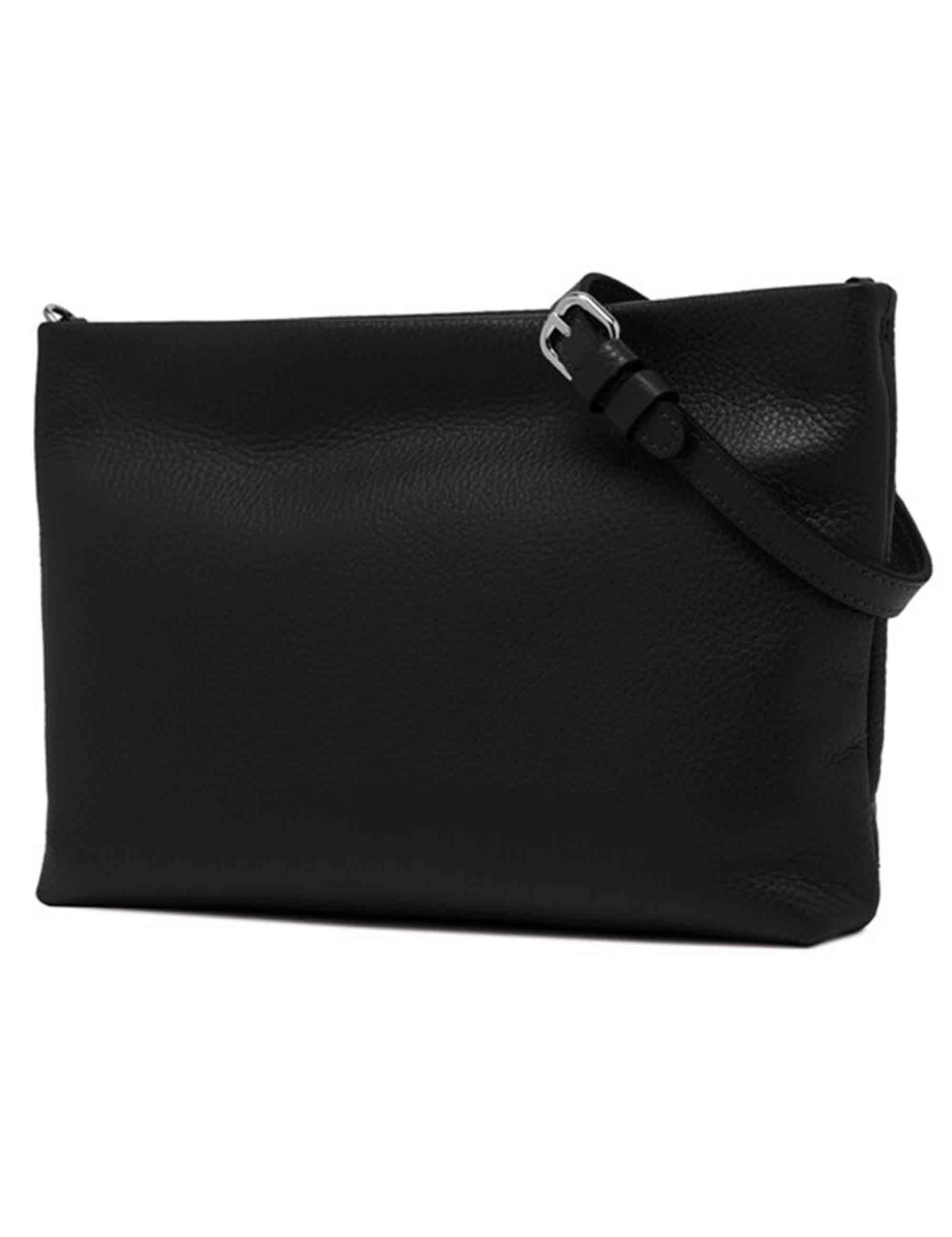 Borse donna Branda in pelle nera con catena e tracolla in pelle removibile BS8265 001 GRN-EM Gianni Chiarini 