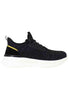 Sneakers homme Star en tissu extensible noir avec semelle haute en caoutchouc. Modèle homme WM31100A 062.