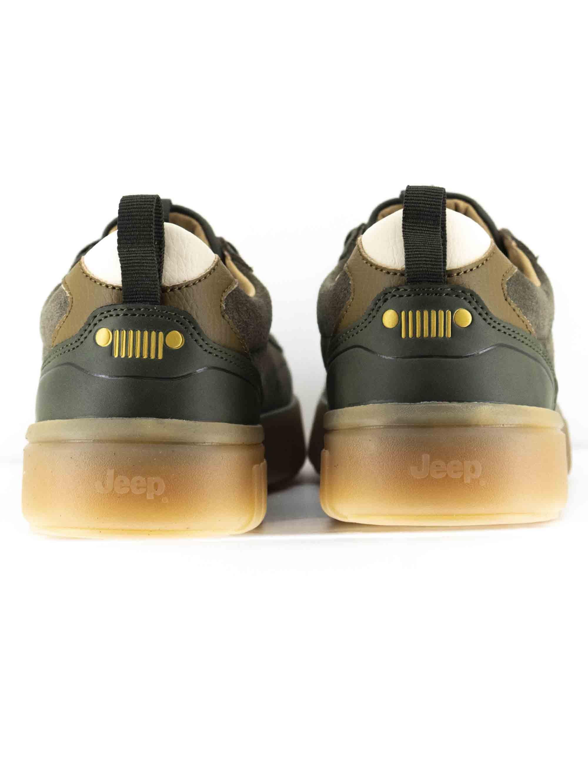 Sneakers uomo Rocks Suede in camoscio verde JM52090A 282 Jeep 