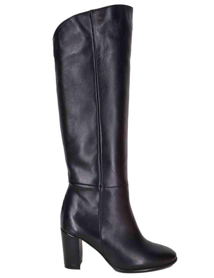 Stivali donna in pelle nera ST2442/G 001 L'Arianna 