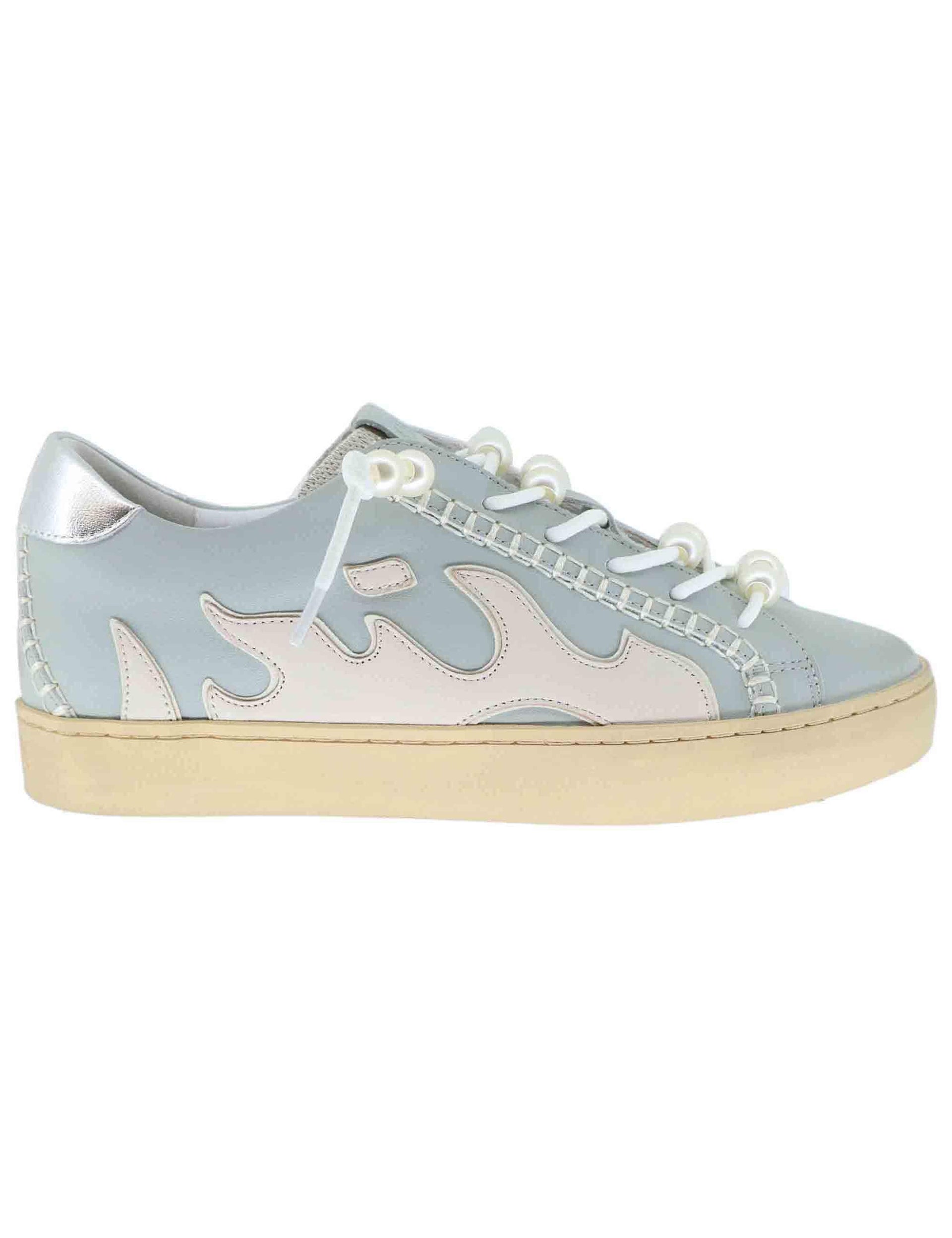 Sneakers donna Gamin in pelle celeste 100142GM 002 Gamin 