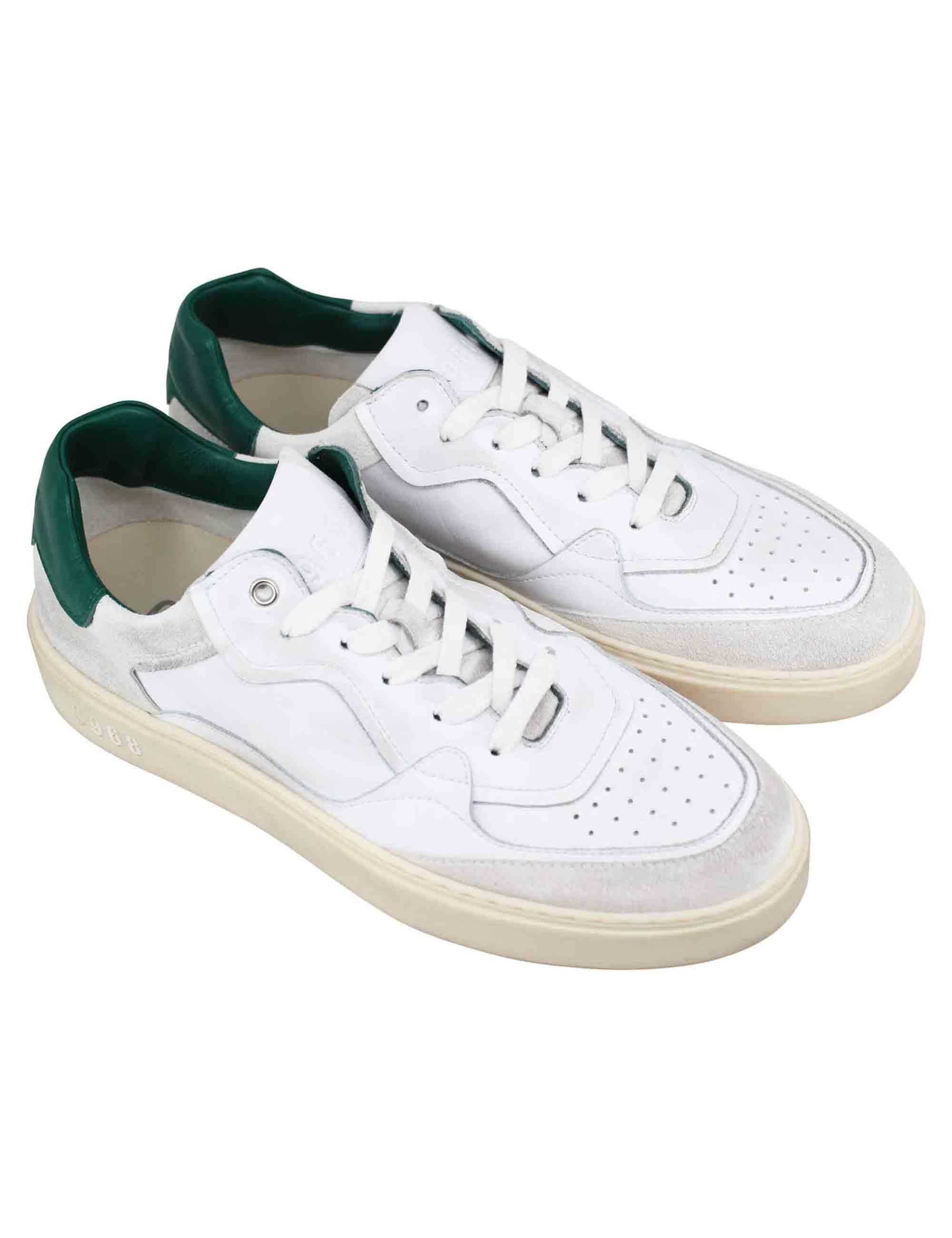 Sneakers uomo in pelle bianca JAMES 100 Corvari C968 