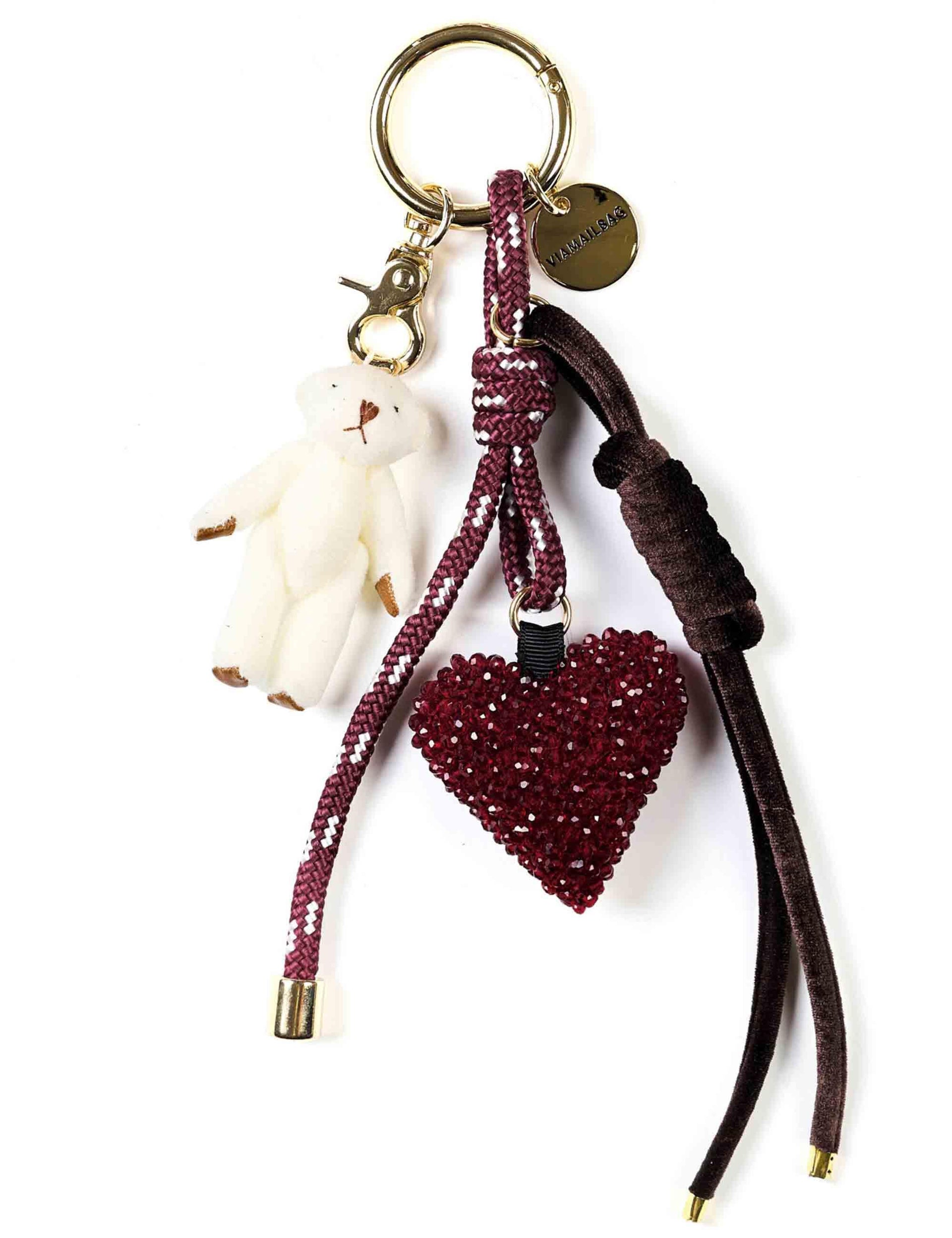 Charms per borse in finitura oro con decori BAG CHARM01 G04 Via Mail Bag 