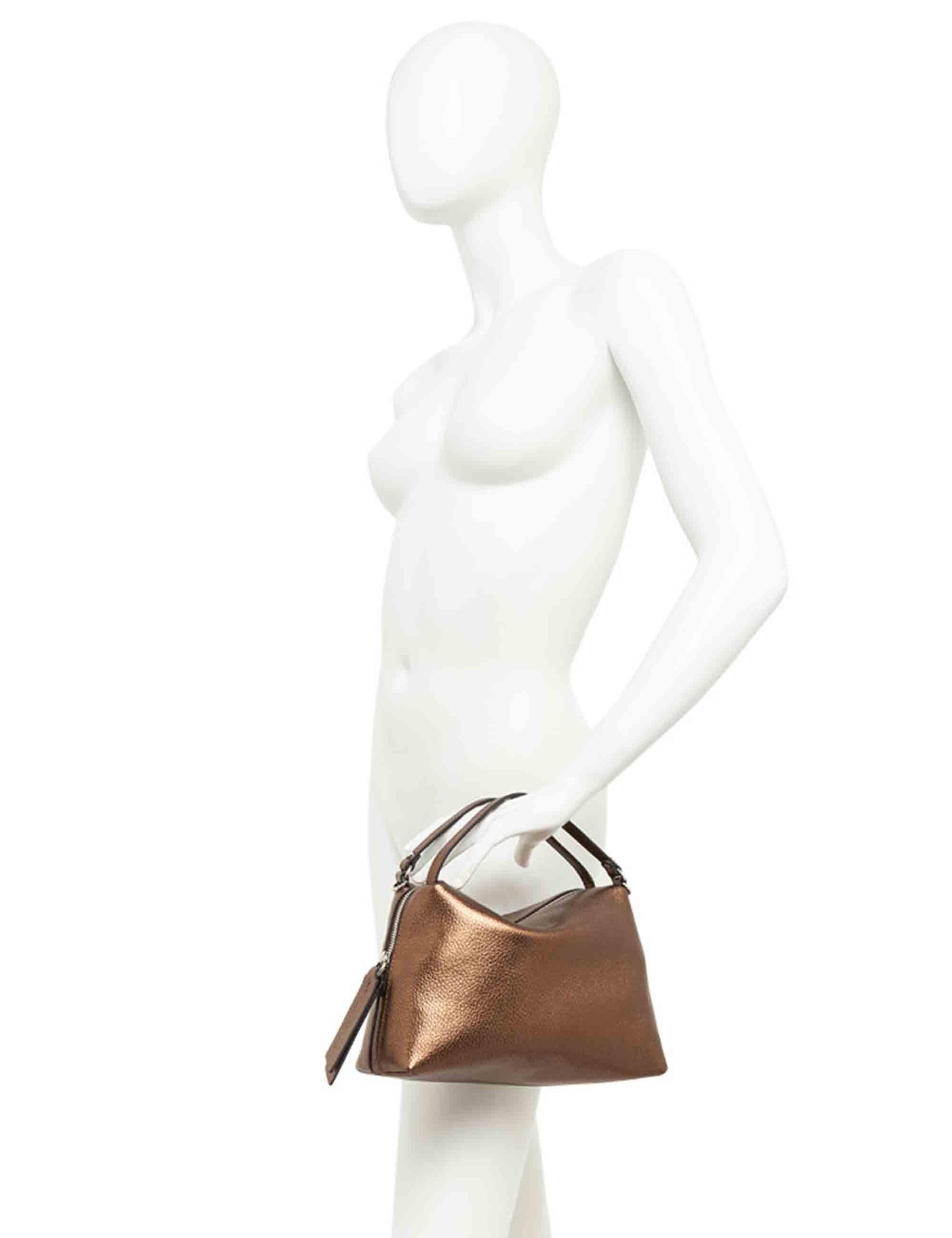 Borse donna Alifa in pelle martellata bronzo BS8148 14167 COMMGRNLM Gianni Chiarini 